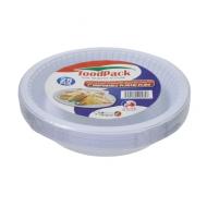 Al areen 7" disposable plastic plates, 25 pcs