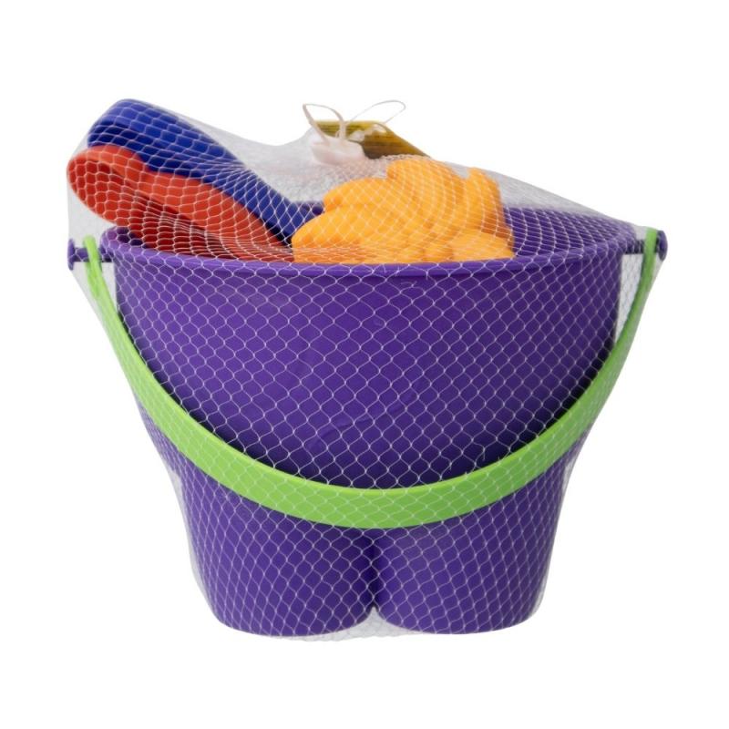 Set of sand toys 8 items Sport&Fun-Yellow-Cow