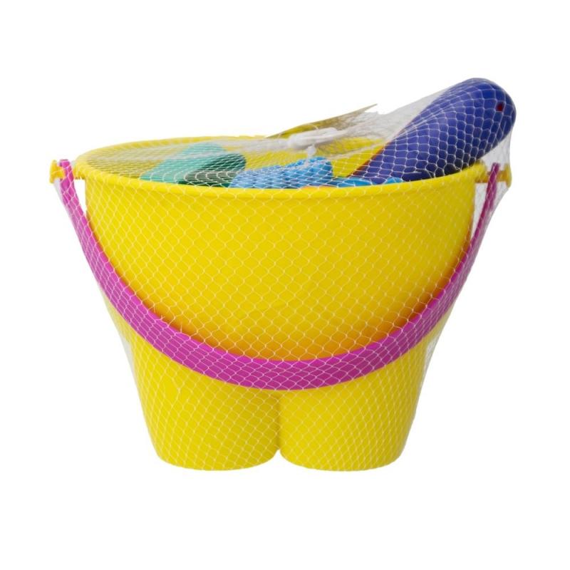 Set of sand toys 8 items Sport&Fun-Yellow-Cow