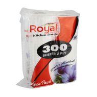 Paper towels, 300 sheets, 2 rolls