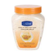 Star Scrub 540Ml Jar Honey & Milk