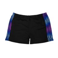 Swimming trunks-Black, Blue-Free Size-abstract