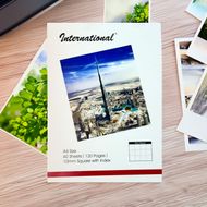 A4 notebook, FIS, squared 10 mm, 60 sheets