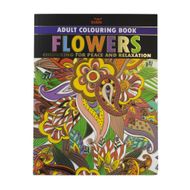 Adult Colouring Book (Flowers) SIMI
