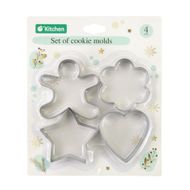 Cookie cutter set “NY Bakery”, Snow Fantasy, 4 pcs, assorted