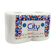 Paper towels \"Maxi\", City, 400 sheets, 2 rolls