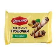 Wafer rolls, Yashkino, with nuts, 190 g