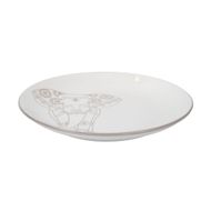 Ceramic plate 26.5 cm o\'Kitchen-White-Elephant