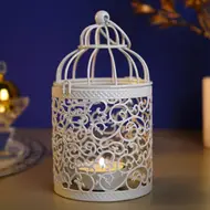 Cage candle holder, in assortment