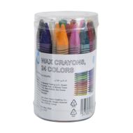 WAX CRAYONS, 24 COLORS