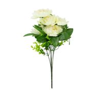 Artificial flower \"Peony\"-Beige