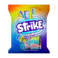 Gummy Strike Sour Belts Fruit Rainbow 70G