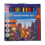 Colored pencils, 24 colors