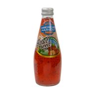 Basil seed drink, American Harvest, strawberry, 290 ml