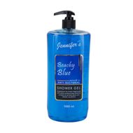 JENNIFERS SHOWER GEL 1000ML BEACHY BLUE