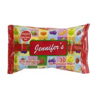 Jennifers Anti Bacterial Wipes Fruity 30s 36pkt