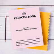 School notebook, FIS, squared 10 mm with margins, 50 sheets