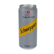 Schweppes Soda Water 330 ml can