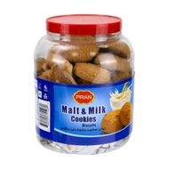 Pran Bisc Malt & Milk Cookies Jar 300g