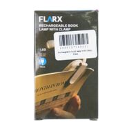 Rechargeable book lamp with clamp, Flarx