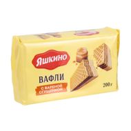 Wafers Yashkino boiled conden milk 200g