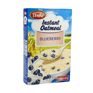 Instant oatmeal, Uvelka, blueberry, 5 x 40 g