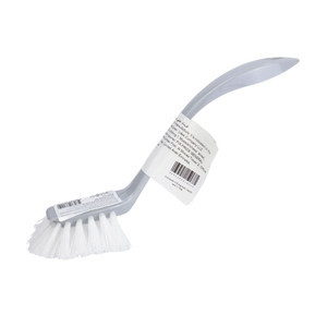 Dish brush with handle, in assortment