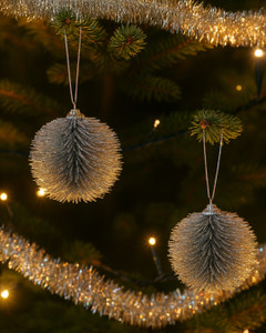 Hanging Christmas decoration “Ball”, 2 pcs., assorted