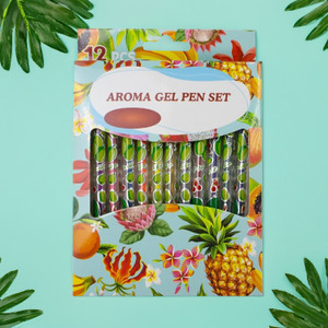 Scented gel pens, 12 pcs., colored