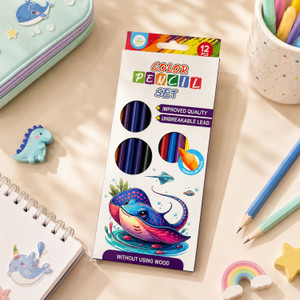 Color pencil set, 12 pcs, assorted