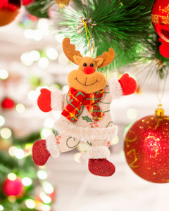 Hanging New Year decoration, Snow fantasy, in assortment