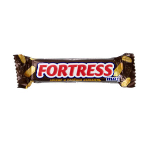 Chocolate bar, Fortress, peanuts and salted caramel, 50 g