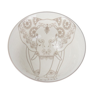 Ceramic bowl, 700 ml,oKitchen-White-Elephent