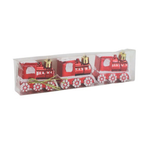 Hanging Christmas decorations, Snow Fantasy, 3 pcs, assorted