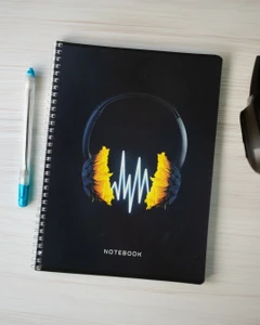 Notebook, A4, 80 sheets, squared, assorted