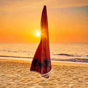 Beach umbrella, 1.6x1.8 m, in assortment