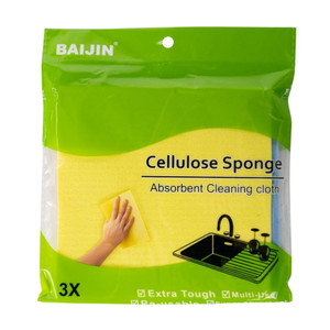 Cellulose sponges, 3 pcs.