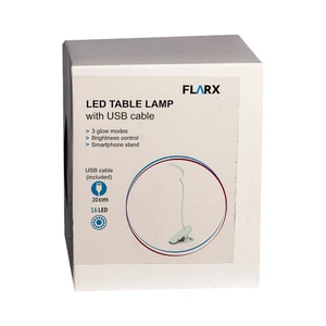 LED  table lamp with USB cable, Flarx