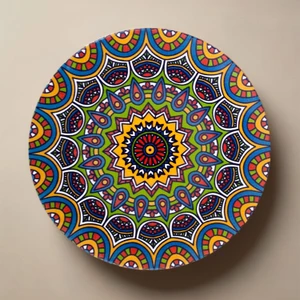 Ceramic pot stand, in assortment