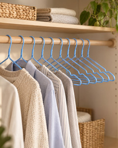 Metal hangers, 10 pcs, assorted