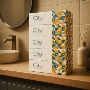 Face wipes, City, 150 sheets, 5 pcs.