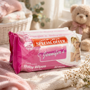 Baby wet wipes, Jennifer's, 3х80 pcs.