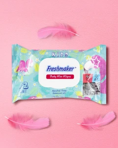 Kid's wet wipes, Freshmaker, 72 pcs.