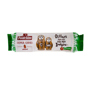 Oatmeal cookies, Posidelkino, almond, 320 g