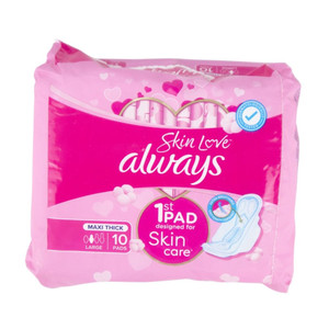 ALWAYS COTTON TOUCH FEEL(PINK) 10PC