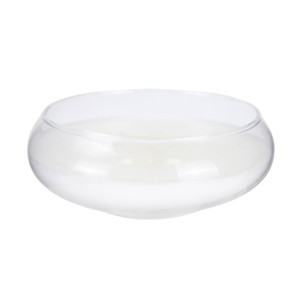 Scented candle in glass