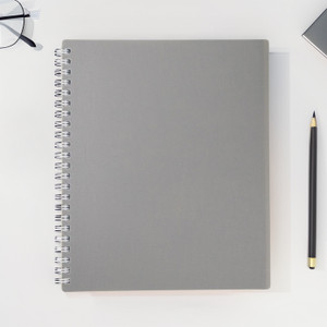 Notebook, A5, 96 sheets, plastic cover, assorted