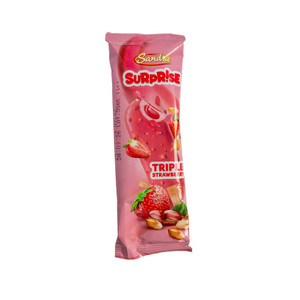 Icecream Sandra Surprise Triple Strawberry 80g