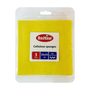 Cellulose sponges, 3 pcs