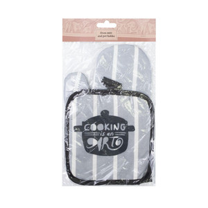 Oven mitt and pot holder